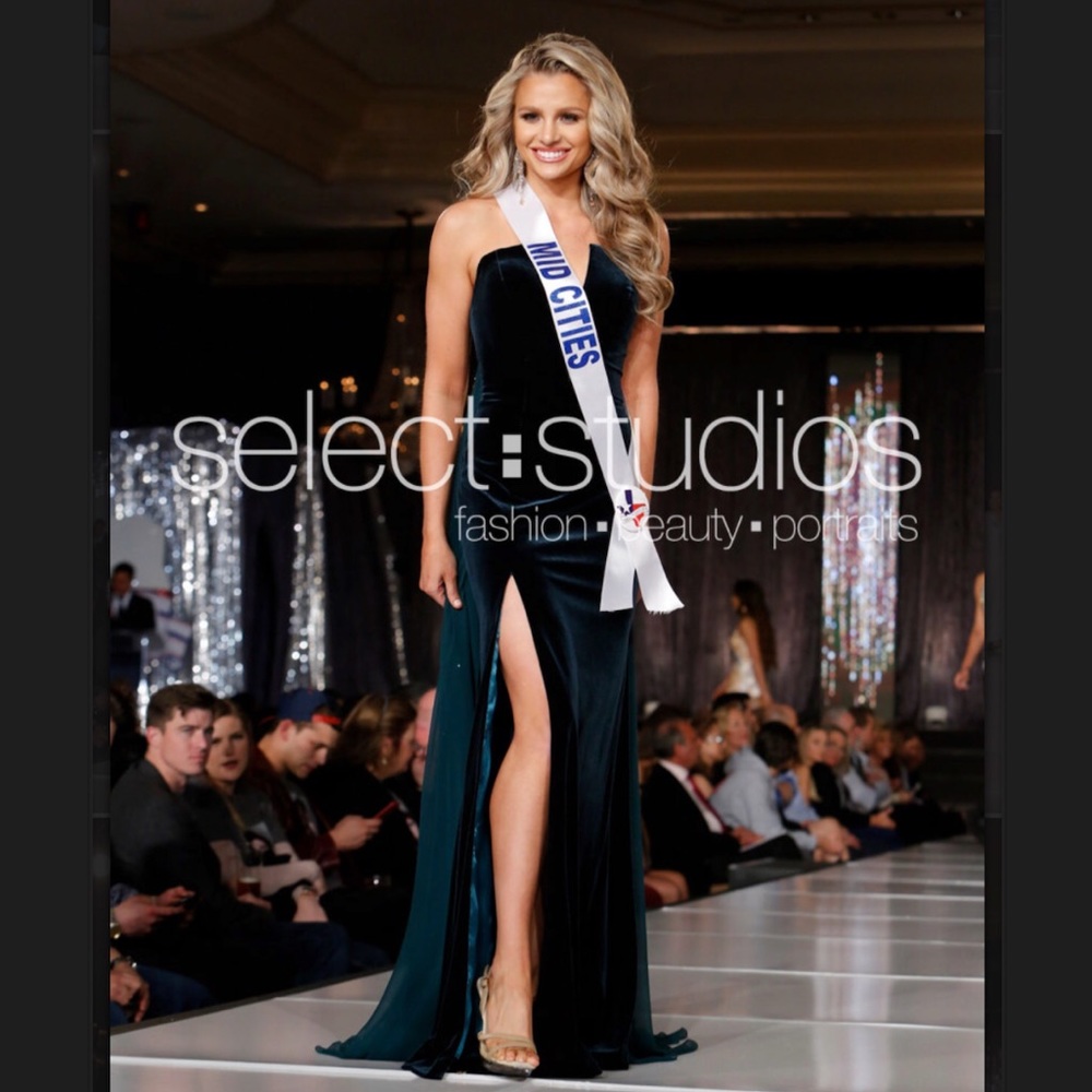 Jovani Velvet Pageant Dress